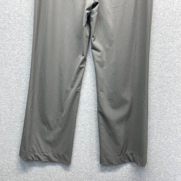 Lafayette 148‎ Stretch Wool Pants Womens 10 Gray Trousers Straight Leg - Picture 6 of 13